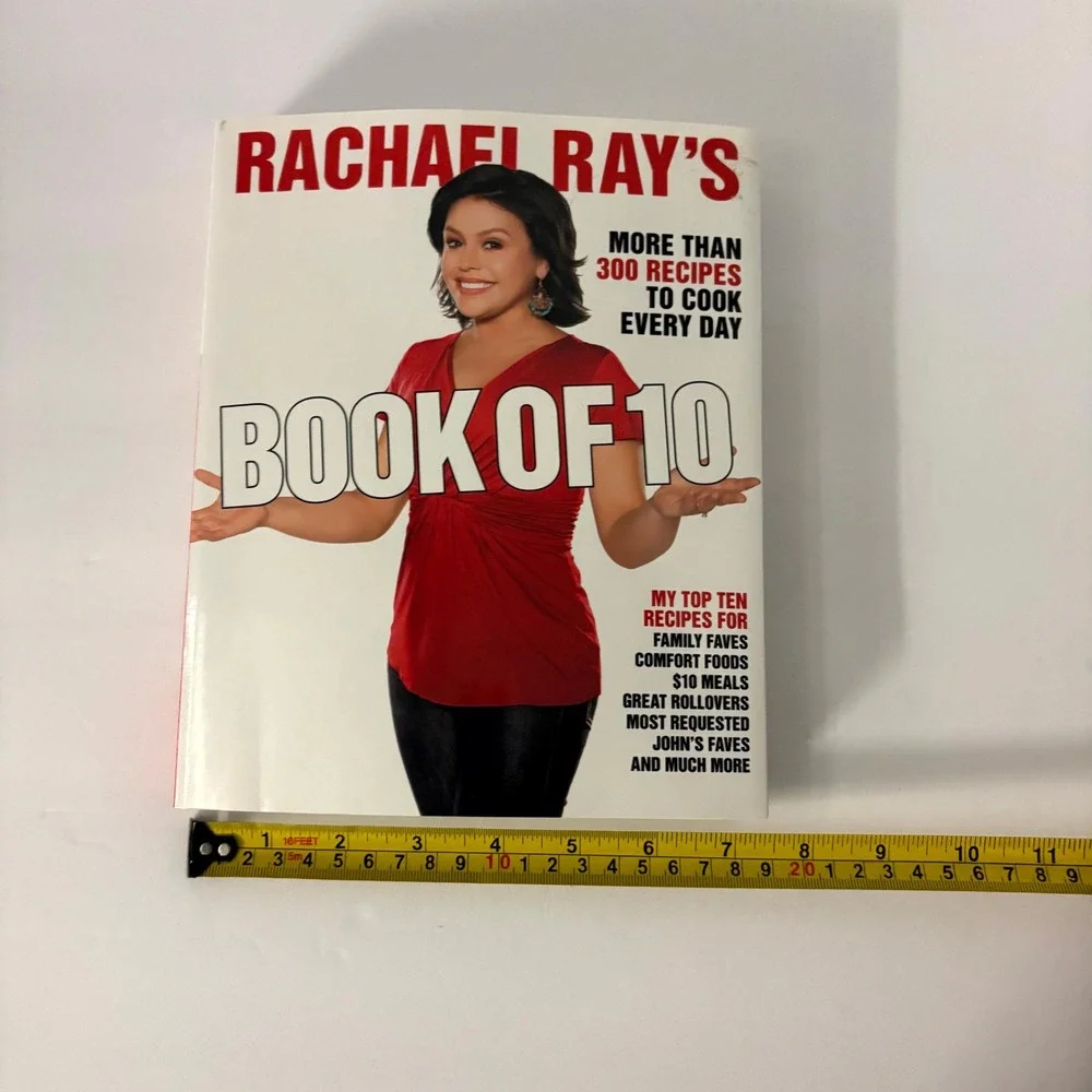 Rachael Ray's Book of 10 Cookbook 300 Recipes 1st Ed 2009 Paperback